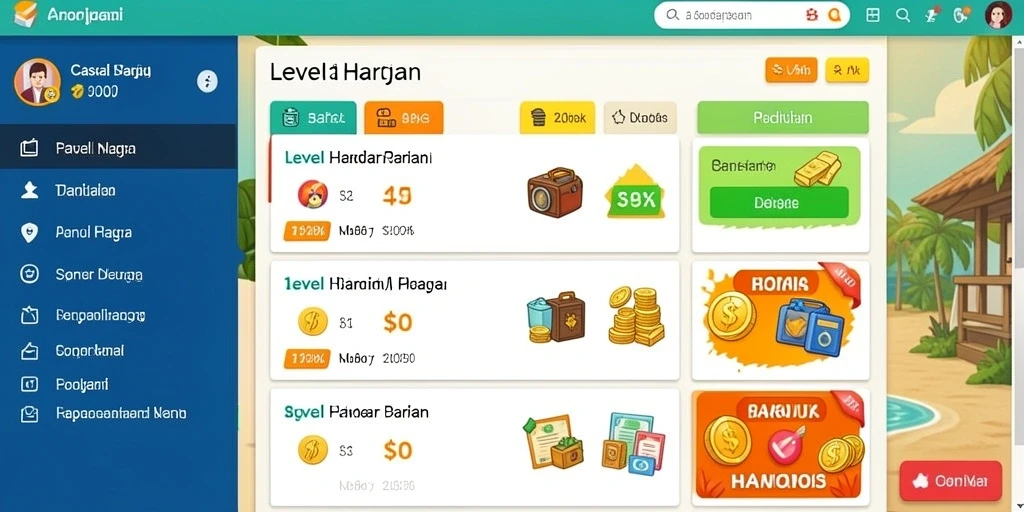 Fitur chat untuk berinteraksi dengan pemain lain.