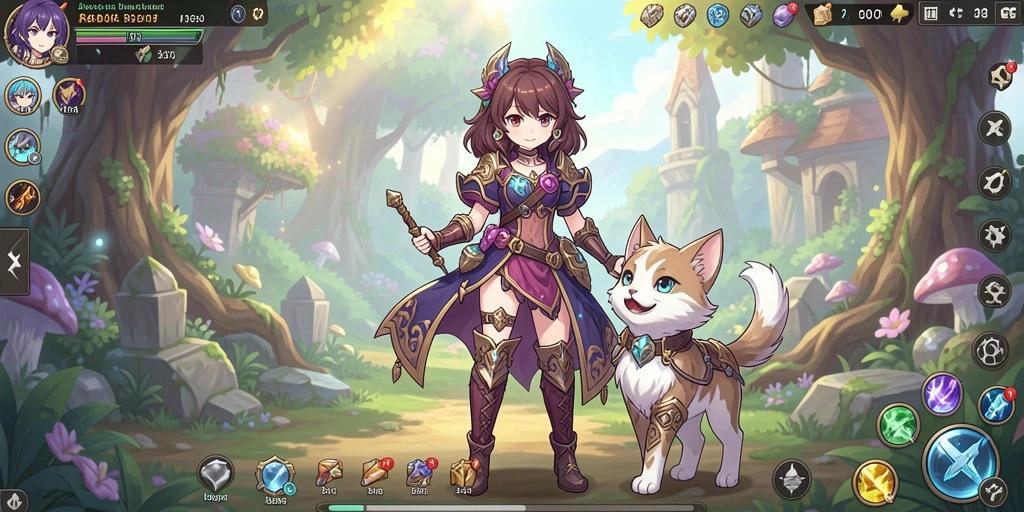 Screenshot memperlihatkan pertarungan epik di akhir level.