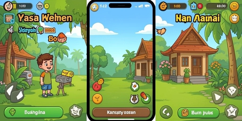 Level baru dengan tantangan yang lebih menarik.
