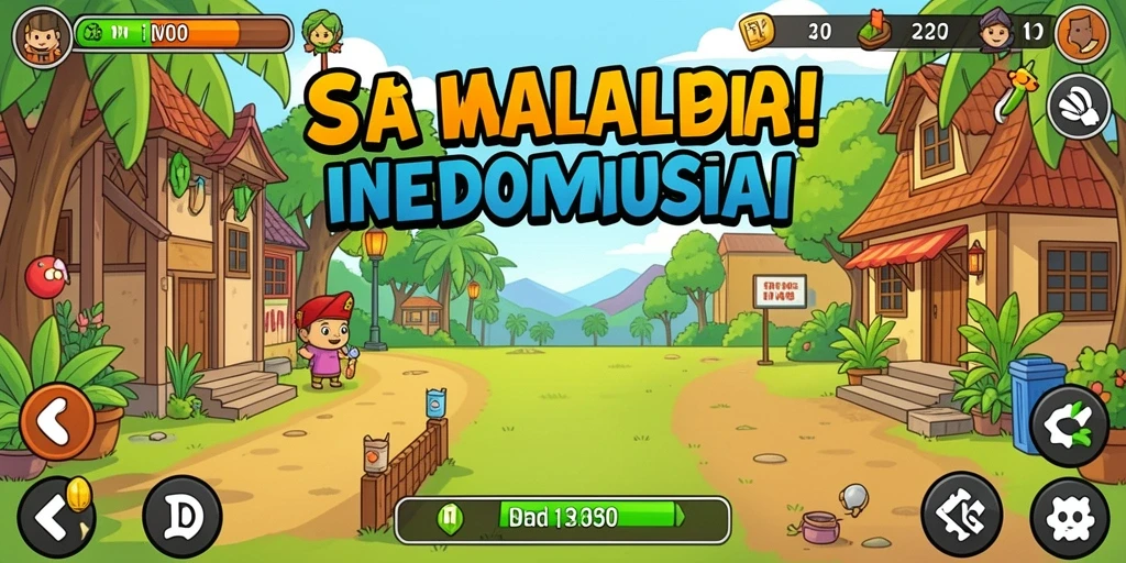 Visualisasi permainan yang dinamis dalam misi yang menarik.