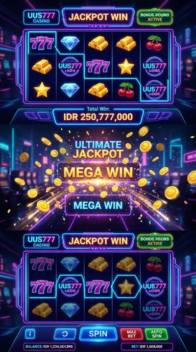 uus777 — layar beranda
